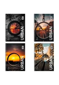 Τετράδιο Σπιράλ A4 Urban 3θ