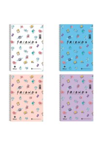 Τετράδιο Σπιράλ A4 Friends 4θ
