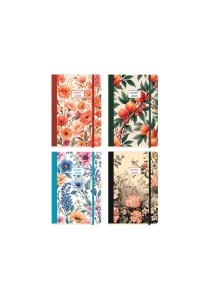 Ημερήσιο ημερολόγιο 2026 The Writing Fields My Planet με ευρετηρίαση και κλείσιμο με λάστιχο 16,5*23 cm.