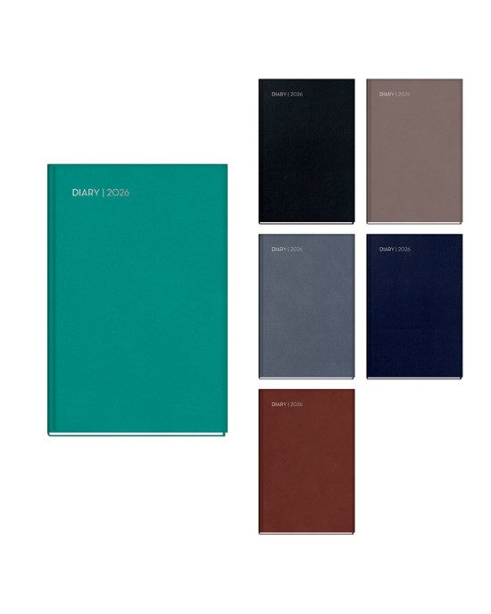  Ημερήσιο Ημερολόγιο The Writing Fields All Time 2026 14.21εκ - Burgundy