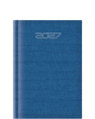 Ημερολόγιο εβδομαδιαίο 2027 17,2x24 Kashmir classic μπλε