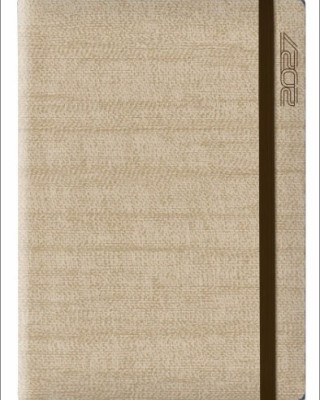 Ημερολόγιο Ημερήσιο  2027 14,5χ20,5 Kashmir Flat Elastic Μπεζ