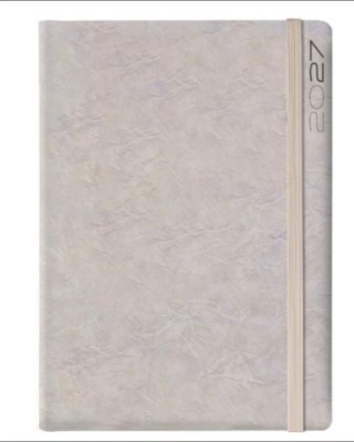 Ημερολόγιο Ημερήσιο 2027 14,5χ20,5 Avenue Marble Elastic Πάγου