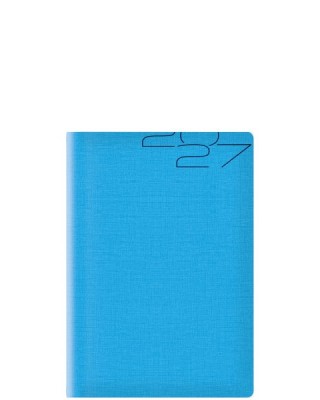 Ημερολόγιο ημερήσιο 2027 14,5x20,5 Caribe flat γαλάζιο