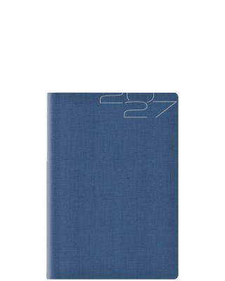 Ημερολόγιο ημερήσιο 2027 14,5x20,5 Caribe flat μπλε
