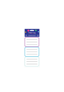 Σχολική ετικέτα Metron αυτοκόλλητη 48*71εκ