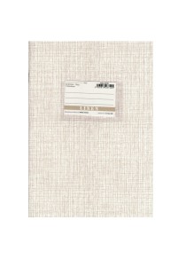 Τετράδιο καρφίτσα Linen A&G ριγέ - 50 φύλλα