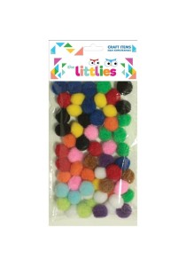 Πομ Πομ 15mm Διάφορα Χρώματα (60 τεμάχια) The Littlies