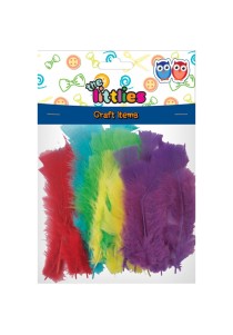 Φτερά Χρωματιστά μεγάλα (30 τεμάχια) The Littlies