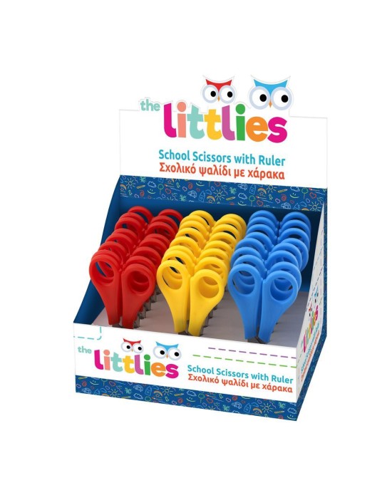 The Littlies Σχολικό ψαλίδι με χαρακάκι 13cm