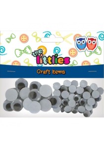 Ματάκια Κινούμενα 10mm (45 τεμάχια) The Littlies