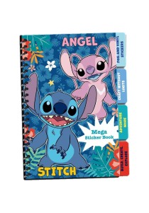 Τετράδιο με αυτοκόλλητα Lilo & Stitch