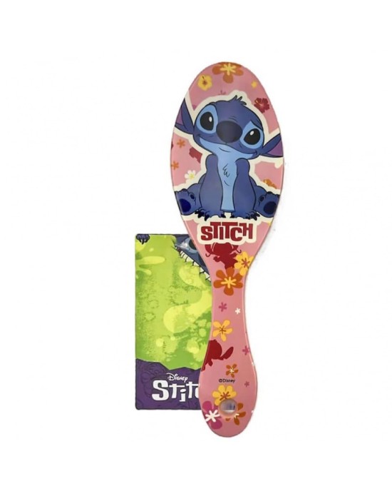 Disney Βούρτσα Stitch 17,8cm Ροζ