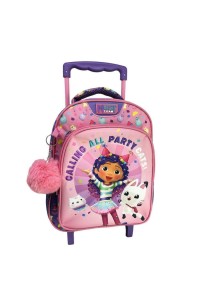 Gabby's Dollhouse Τσάντα Trolley Νηπιαγωγείου Calling all party cats