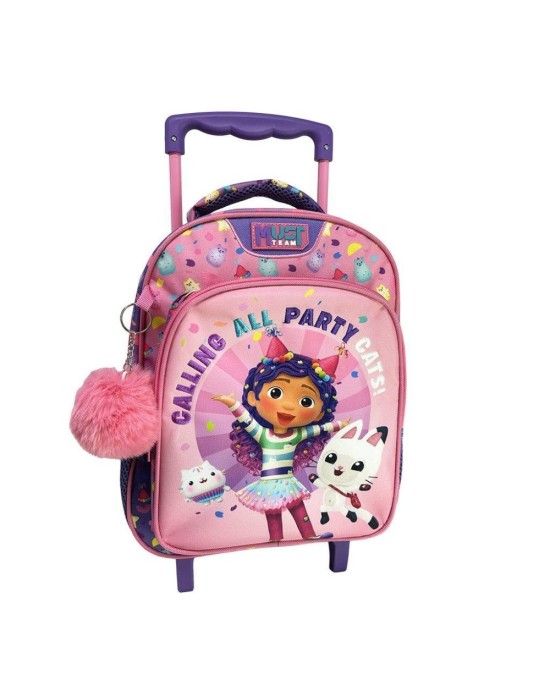 Gabby's Dollhouse Τσάντα Trolley Νηπιαγωγείου Calling all party cats