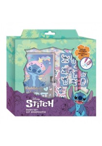 Ημερολόγιo με Κλειδαριά, Μαγικό Στυλό και Αυτοκόλλητα Disney Stitch