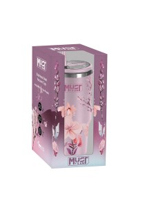 Ποτήρι Θερμός Ανοξείδωτo 1200 ml - PinkFloral