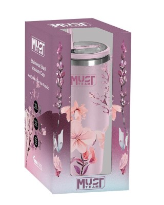 Ποτήρι Θερμός Ανοξείδωτo 1200 ml - PinkFloral