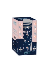 Ποτήρι Θερμός Ανοξείδωτo 900 ml - Blue Floral