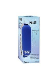 Παγούρι Θερμός Ανοξείδωτο Must 500 ml με bluetooth - Blue