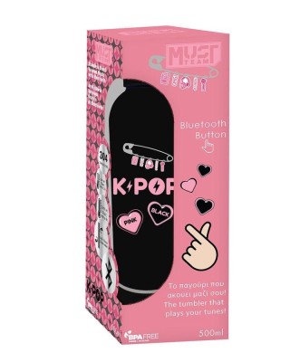 Θερμός Must Team 0,50ltr Ανοξείδωτο K-Pop με Bluetooth
