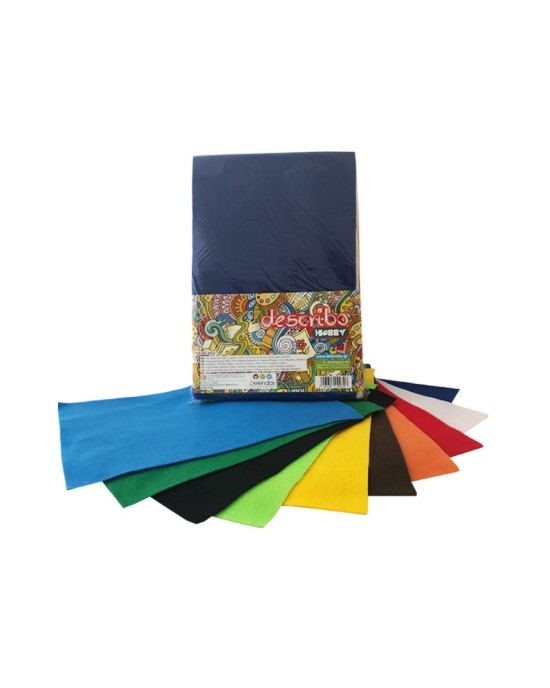 Πακέτο 10 φύλλα τσόχας Groovy 21*29 εκ.