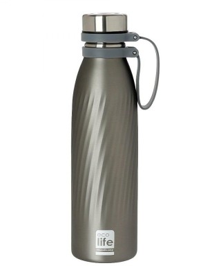 Ecolife Μπουκάλι Θερμός Ανοξείδωτο 500ml Cool Grey