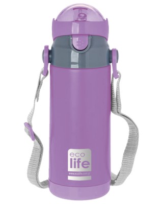 Παγούρι Θερμός Ecolife Kids 400ML Λιλά