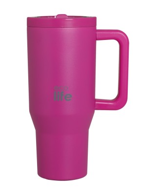 Ποτήρι Θερμός 2Handles Lid Tumbler 900ML Φουξ (Neon Magenta)