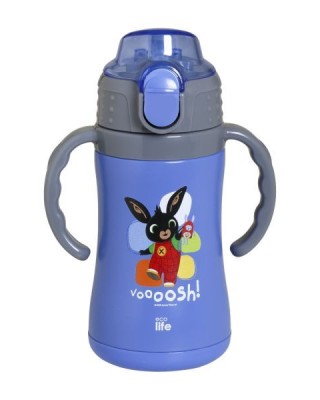 Παγούρι θερμός παιδικό 300ml Ecolife - Bing Voooosh (μπλε)