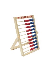 Αριθμητήριο ξύλινο με 100 χάντρες Groovy (10 σειρές)