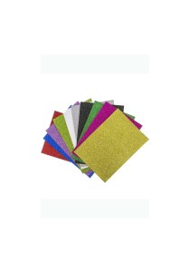 Χαρτόνι Glitter Πακέτο 10 Φύλλα 25Χ35 220gr. Groovy