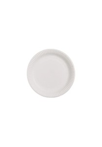 Πιάτα Groovy Χάρτινα Άσπρα 23cm 6 Τεμάχια