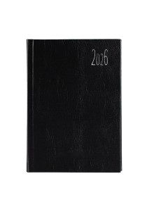 Ημερήσιο ημερολόγιο 2026, 17,5*21εκ. - Μαύρο