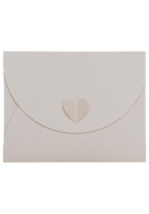 Ευχετήρια κάρτα φάκελος -Σομόν