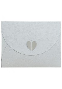 Ευχετήρια κάρτα φάκελος -Ivory