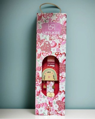 Λαμπάδα Love Με σκουλαρίκια