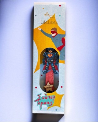 Λαμπάδα Υπερήρωας σε Κουτί