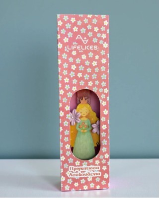 Λαμπάδα Πριγκίπισσα Λουλουδένια σε Κουτί