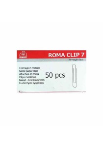 Συνδετήρες Roma Clip Νο7 50τεμ.