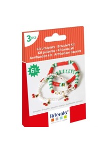 Σετ δημιουργικής απασχόλησης Artemio Kit Bracelets Cherry