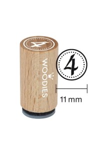 Ξύλινη mini σφραγίδα Νο 4