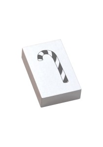 COLOP Arts & Crafts May & Berry Stamp – Candy cane (white) 35x55mm
