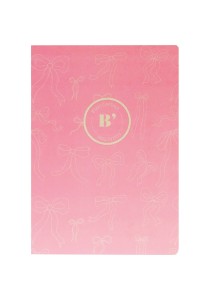 Τετράδιο Καρφίτσα B'LOG Laces Pink A4 48 φύλλων Ancor