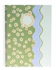 Τετράδιο Σπιράλ B'LOG Flowers Waves A4 80 φύλλων Ancor