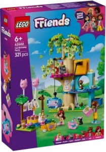 Lego Friends Cat Birthday Party & Tree House