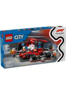 Lego - F1® Pit Stop & Pit Crew With Ferrari Car