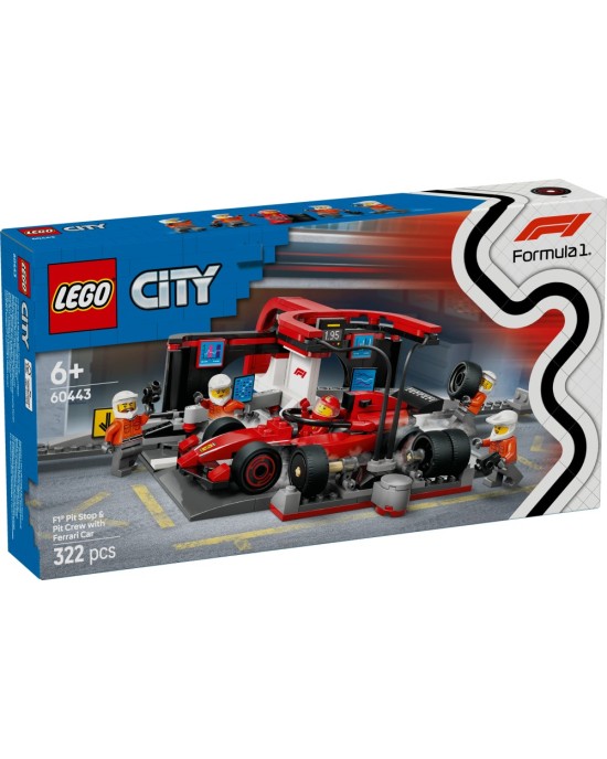 Lego - F1® Pit Stop & Pit Crew With Ferrari Car