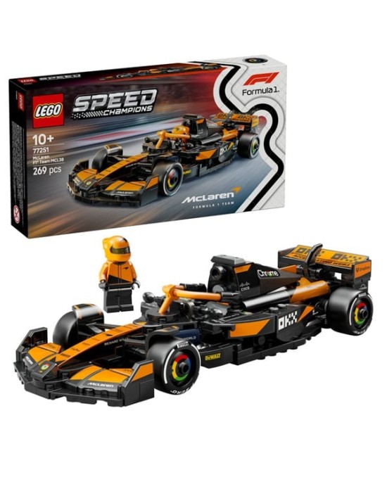 Lego - Speed Champions Αγωνιστικό Αυτοκίνητο Mclaren F1 Team Mcl38