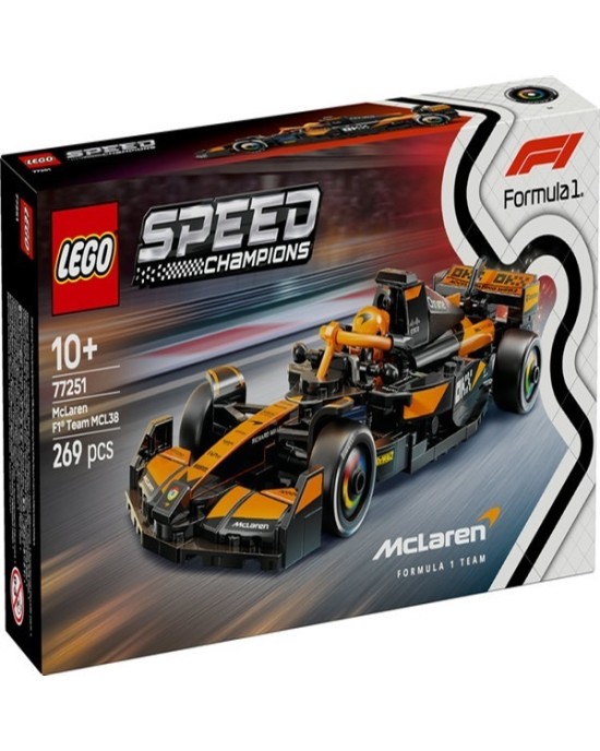 Lego - Speed Champions Αγωνιστικό Αυτοκίνητο Mclaren F1 Team Mcl38